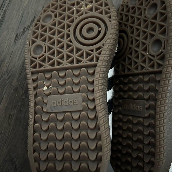 Adidas Samba OG Sneakers Kids Size 6K White Leather Low Top Indoor Soccer Shoe - Picture 4 of 7